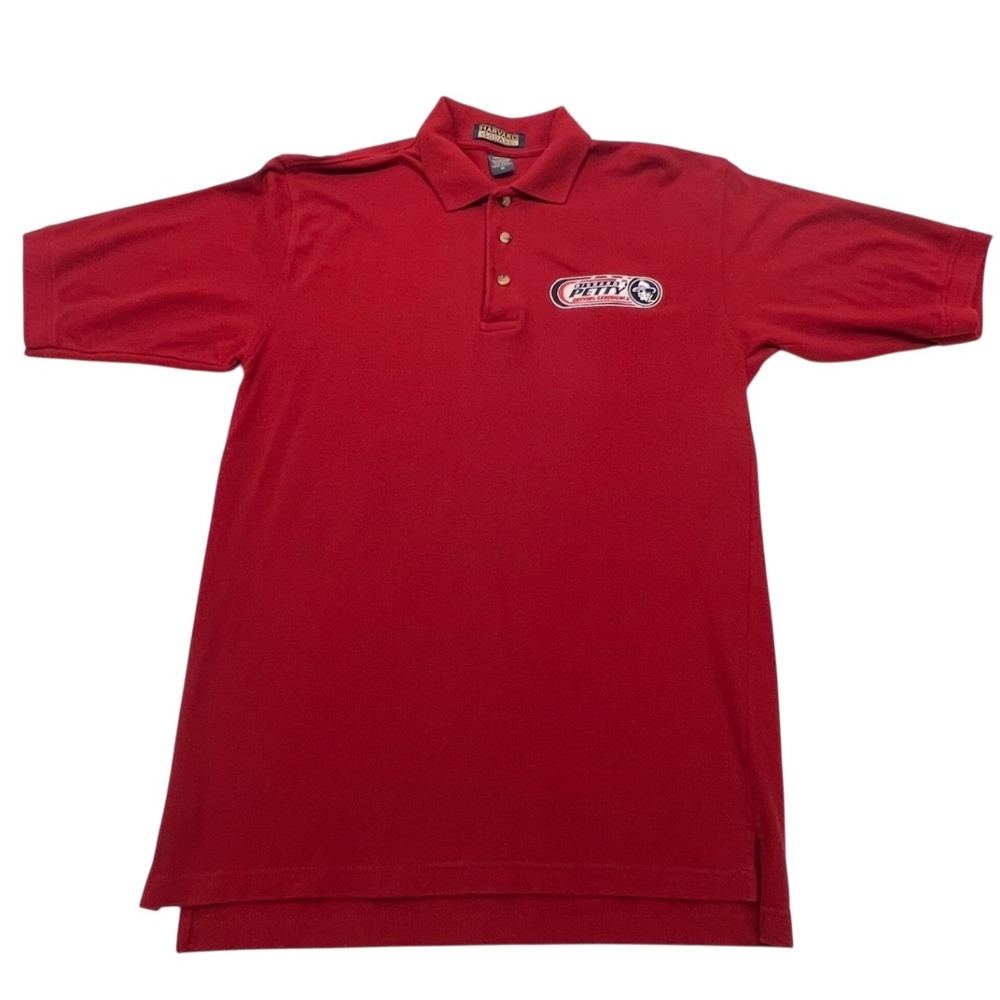 Richard Petty Driving Experience Polo‎ Shirt Mens Medium NASCAR Racing Top